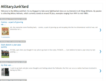 Tablet Screenshot of militaryjunkyard.blogspot.com