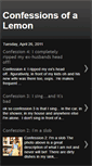 Mobile Screenshot of confessionsofalemon.blogspot.com