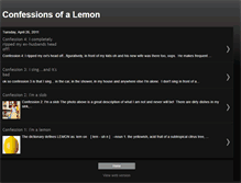 Tablet Screenshot of confessionsofalemon.blogspot.com