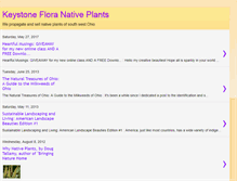 Tablet Screenshot of keystonefloranativeplants.blogspot.com