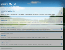 Tablet Screenshot of missingmypat.blogspot.com