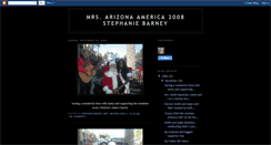 Desktop Screenshot of mrsarizonaamerica2008sbarney.blogspot.com