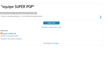 Tablet Screenshot of equipesuperpop.blogspot.com