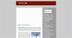 Desktop Screenshot of letsgoyoga.blogspot.com