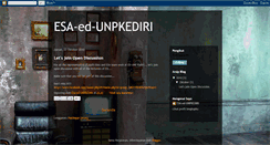 Desktop Screenshot of esa-ed-unpkediri.blogspot.com