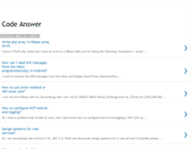 Tablet Screenshot of codeanswer28.blogspot.com
