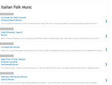 Tablet Screenshot of italian-folk-music.blogspot.com