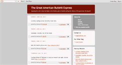 Desktop Screenshot of bullshitxpress.blogspot.com