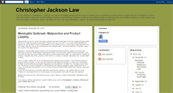 Desktop Screenshot of chrisjacksonlaw.blogspot.com