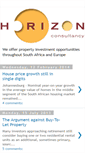 Mobile Screenshot of horizon-consultancy.blogspot.com