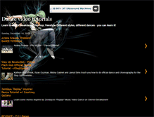 Tablet Screenshot of dance-tutorials.blogspot.com