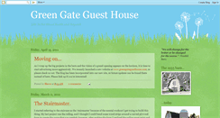 Desktop Screenshot of greengateguesthouse.blogspot.com