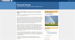 Desktop Screenshot of my-personal-dreams.blogspot.com