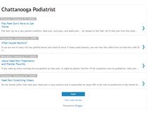 Tablet Screenshot of chattanoogapodiatrist.blogspot.com