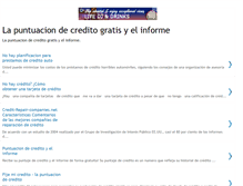 Tablet Screenshot of libredeinformedecredito.blogspot.com