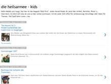 Tablet Screenshot of heilsarmee-kids.blogspot.com