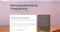 Desktop Screenshot of intercomprehensions.blogspot.com