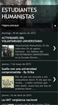 Mobile Screenshot of estudiantes-humanistas.blogspot.com