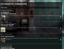 Tablet Screenshot of estudiantes-humanistas.blogspot.com