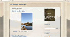 Desktop Screenshot of dawsonlake.blogspot.com