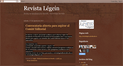 Desktop Screenshot of legeinrevista.blogspot.com
