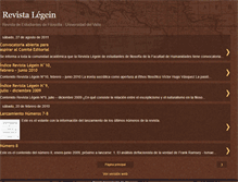 Tablet Screenshot of legeinrevista.blogspot.com