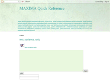 Tablet Screenshot of maxima-online.blogspot.com
