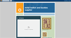 Desktop Screenshot of metalbutton.blogspot.com