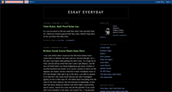 Desktop Screenshot of eskayeveryday.blogspot.com