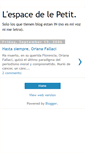 Mobile Screenshot of lespacedelepetit.blogspot.com