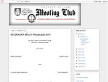 Tablet Screenshot of mootclubuitm.blogspot.com