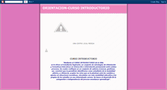 Desktop Screenshot of orientacion-cursointroductorio.blogspot.com