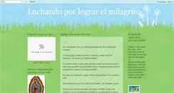 Desktop Screenshot of luchandopormilagrito.blogspot.com