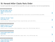 Tablet Screenshot of howardmillerclockspartsorder.blogspot.com