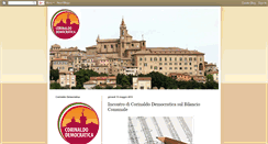 Desktop Screenshot of corinaldodemocratica.blogspot.com