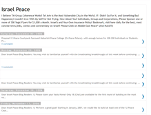 Tablet Screenshot of israelpeaceblog.blogspot.com
