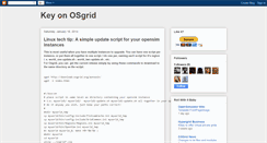 Desktop Screenshot of keygruin-osgrid.blogspot.com