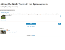 Tablet Screenshot of milkingthegoat.blogspot.com
