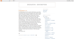 Desktop Screenshot of desafioescrever.blogspot.com