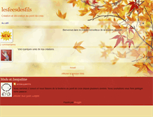 Tablet Screenshot of lesfeesdesfils.blogspot.com