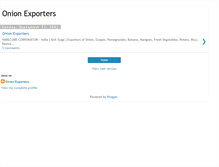 Tablet Screenshot of onionexporters.blogspot.com