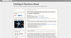 Desktop Screenshot of intelligent-systems-news.blogspot.com