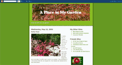 Desktop Screenshot of aplaceinmygarden.blogspot.com