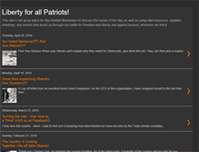 Tablet Screenshot of michiganliberty1.blogspot.com