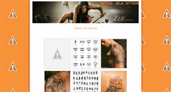 Desktop Screenshot of mejatattoos.blogspot.com