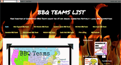 Desktop Screenshot of bbqteamslist.blogspot.com