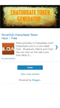 Mobile Screenshot of get-chaturbate-token-generator.blogspot.com