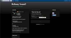 Desktop Screenshot of bellamysoundmusic.blogspot.com