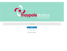 Tablet Screenshot of maypolestudios.blogspot.com