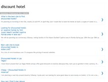 Tablet Screenshot of discount-hotel41.blogspot.com